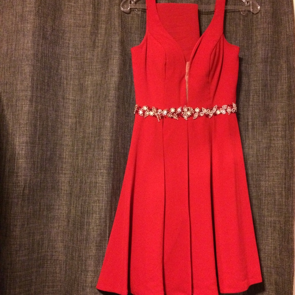Red prom dress